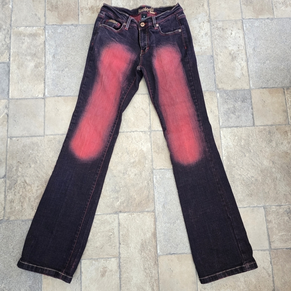 Southpole Blue and Pink Jeans